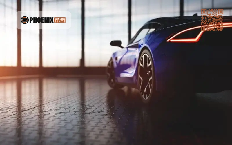 Phoenix_Window_Tints_sports_car_showroom_tinted_glass